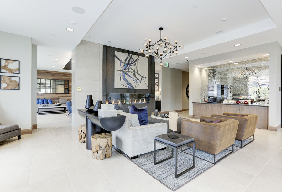 Porter Street Apartments Lobby and Lounge Area